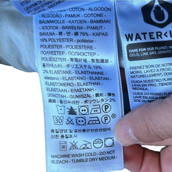 Levi's Plus Size 311 Shaping Capri Jeans 22 W - Picture 7 of 7